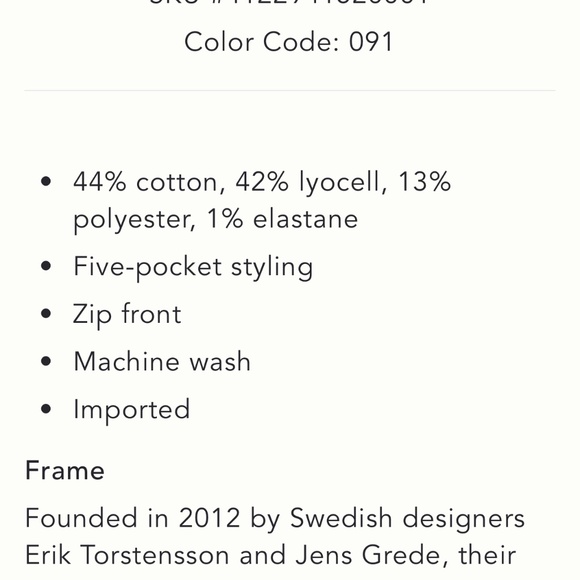 Frame Denim Le High Flare Jeans in Dublin Sz 30 - Picture 6 of 7